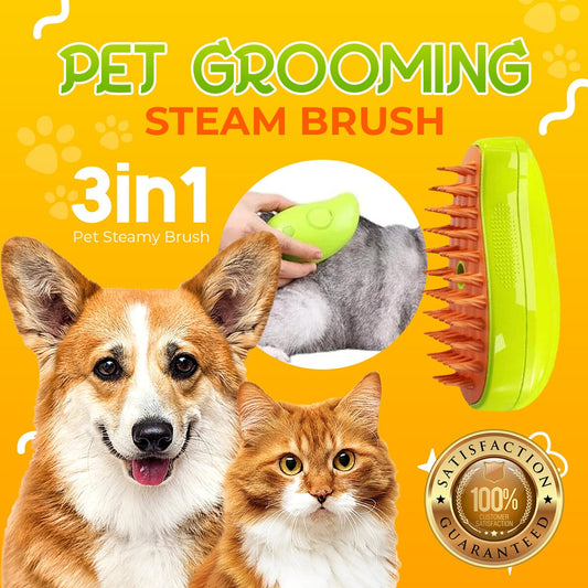 Pet Grooming Steam Brush🐾